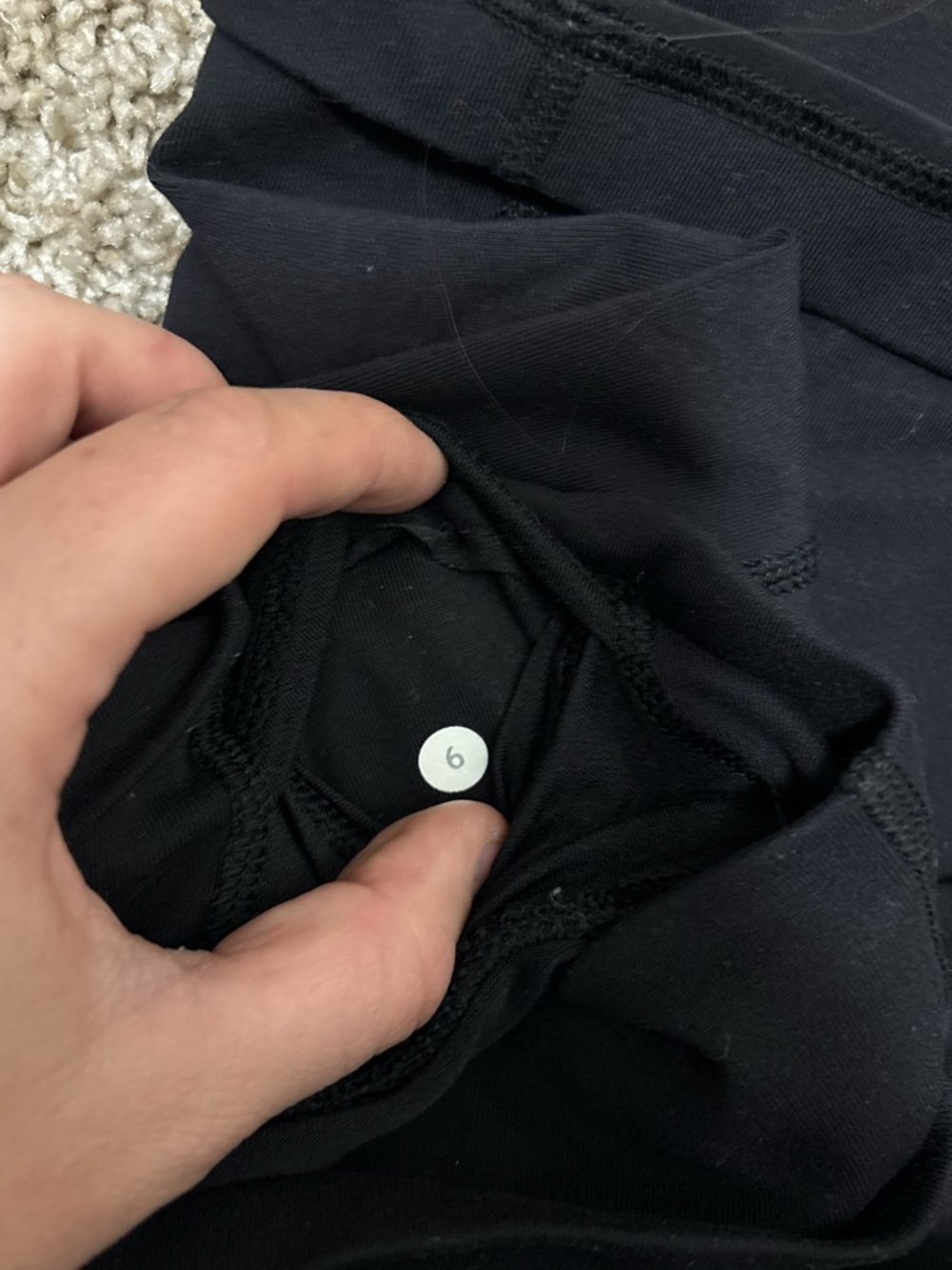 Lululemon Astro  Black Wide Leg pant Size 6 - Picture 3 of 3